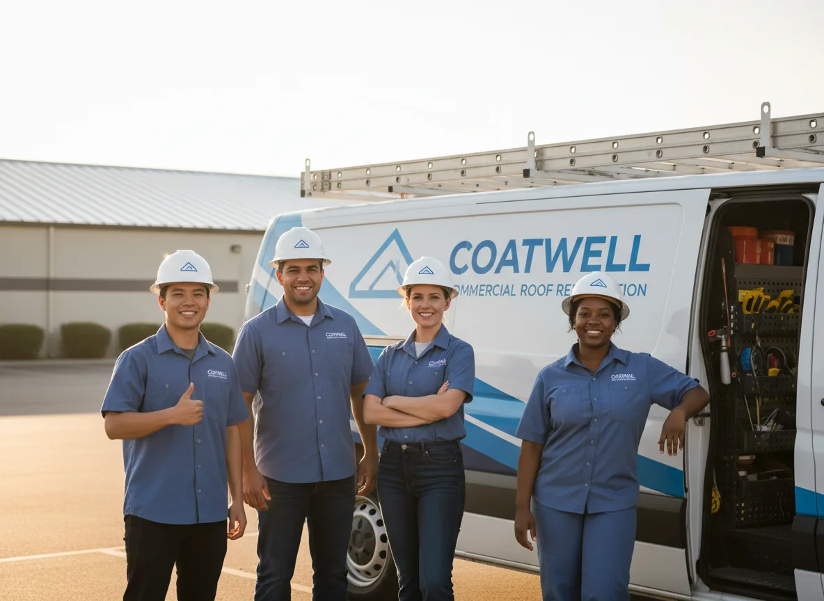 Commercial roof coating company in Clay, NY